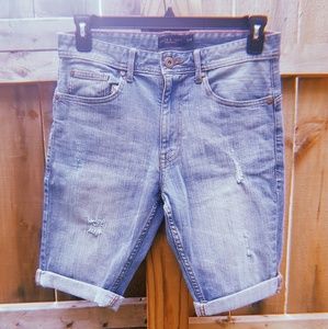 Denim shorts